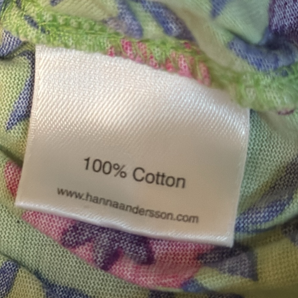 HANNA ANDERSSON Floral Print Skirt. Size 6-7 - Picture 7 of 7